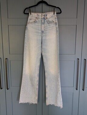 Zara High-Waisted Wide Leg Jeans | Size 0
